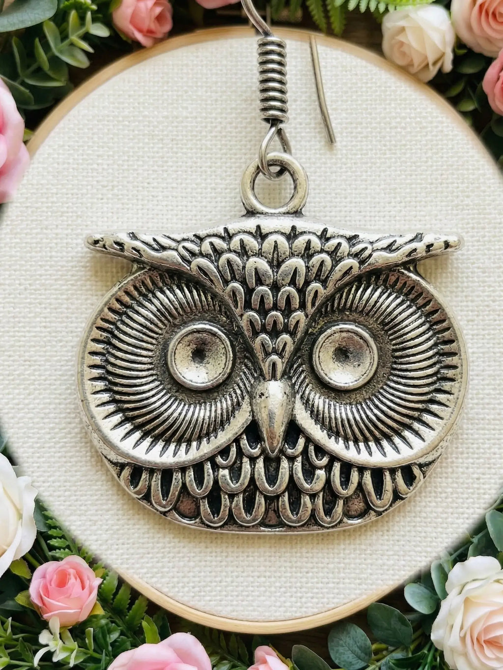 Combo - oxidized Silver Animal & Bird Earring Combo Set for Women | Owl, Parrot & Bird Hoop Drop Earrings | Boho Tribal Statement Jewelry (Set of 3)