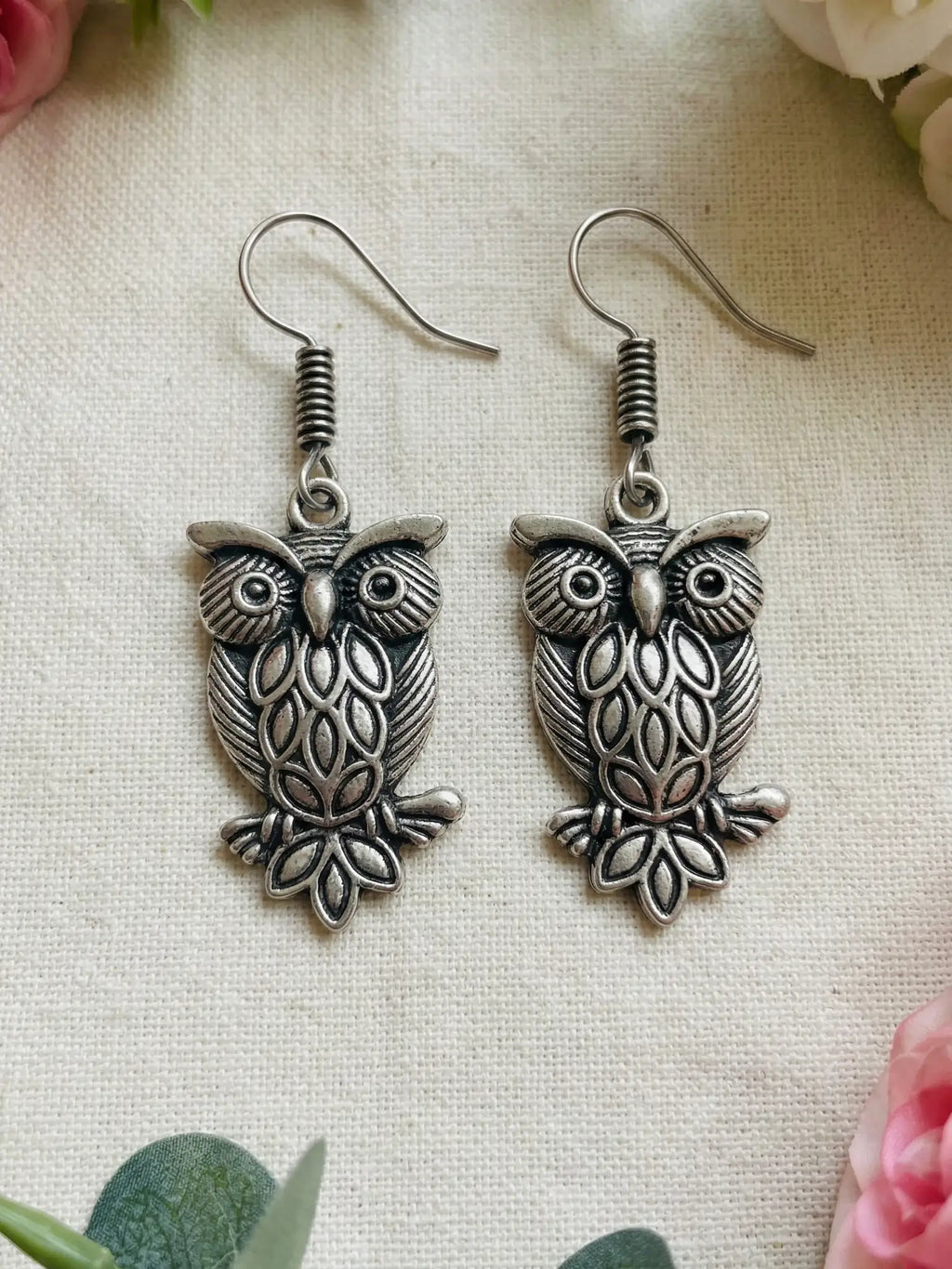 Combo - oxidized Silver Traditional Jhumka & Statement Earring Combo Set for Women | Tribal Boho Drop & Stud Earrings Collection (Set of 3)