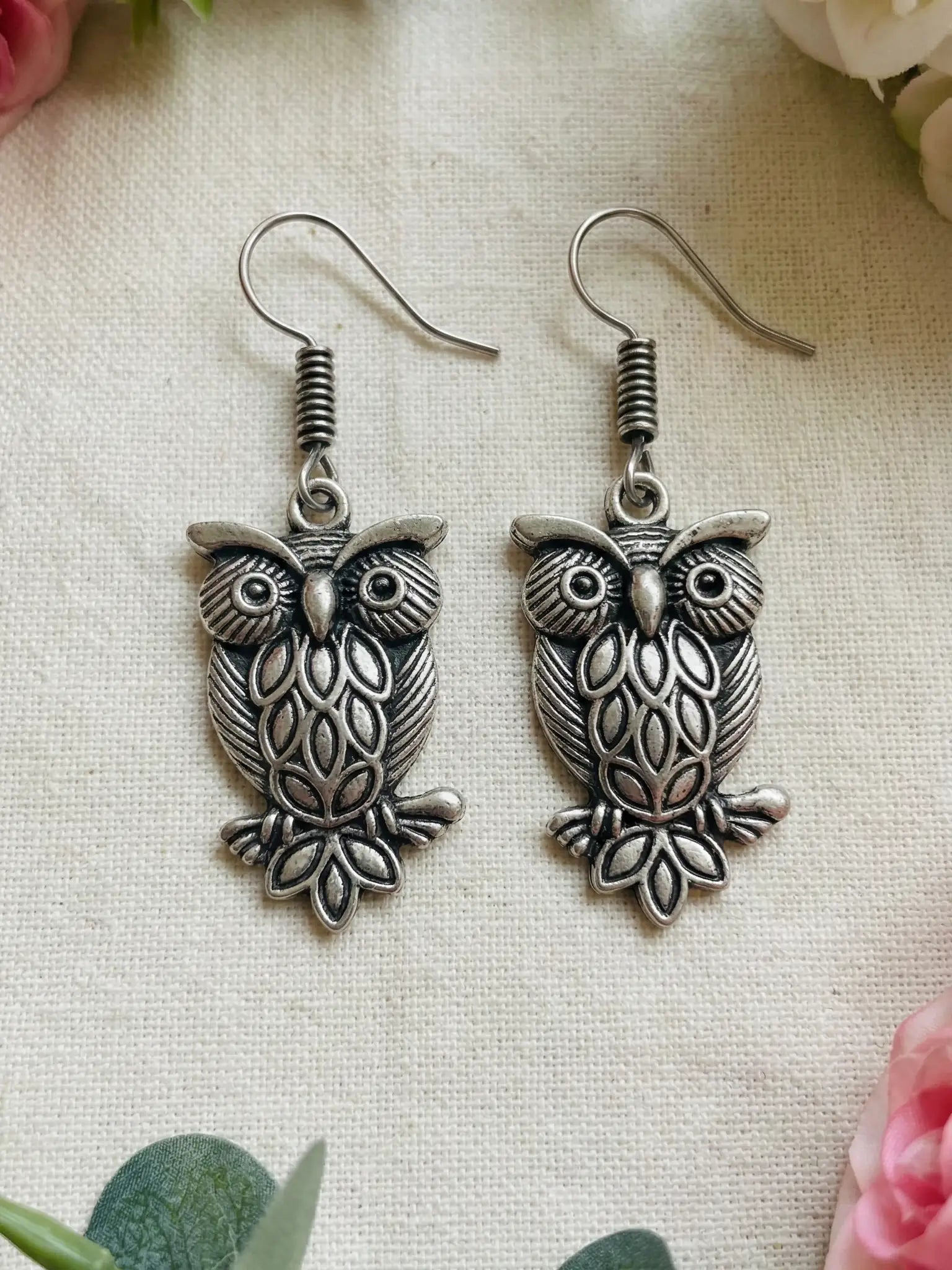 Combo - oxidized Silver Traditional Jhumka & Statement Earring Combo Set for Women | Tribal Boho Drop & Stud Earrings Collection (Set of 3)