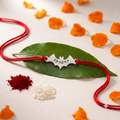925 Sterling Silver Batman Rakhi for Brother