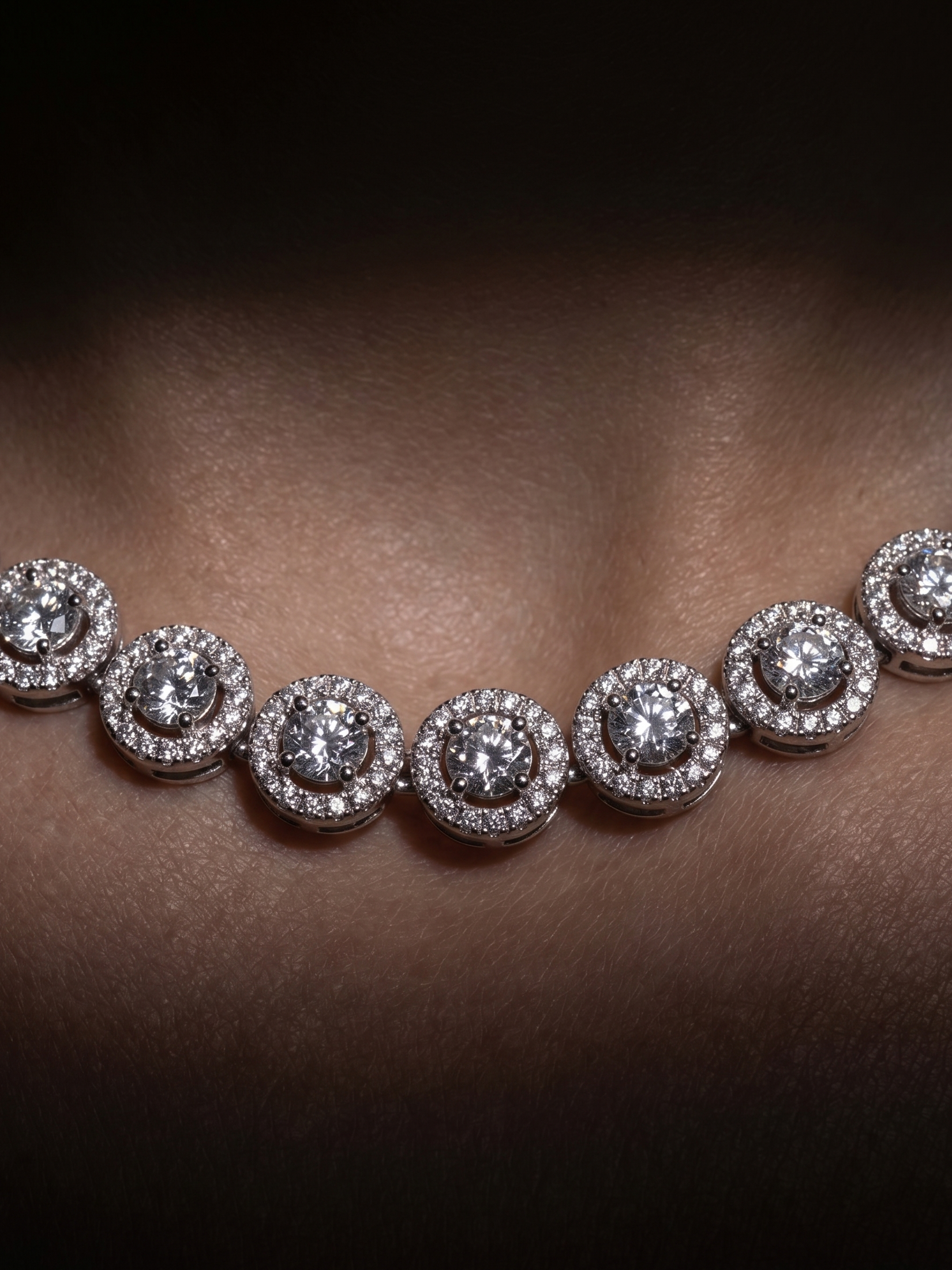 Luxury CZ Halo Drop Earrings for Women | Premium Diamond-Look Statement Earrings for Wedding, Party & Festive Wear