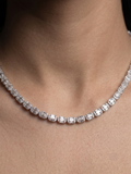 Celeste Luxe CZ Necklace & Earrings Set | Crystal Statement Jewellery