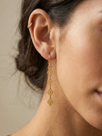 Gold Layered Necklace Set with Earrings – Leaf Chain, Heart Choker & Minimal Chain Combo | Trendy 3 Layer Jewelry Set for Women