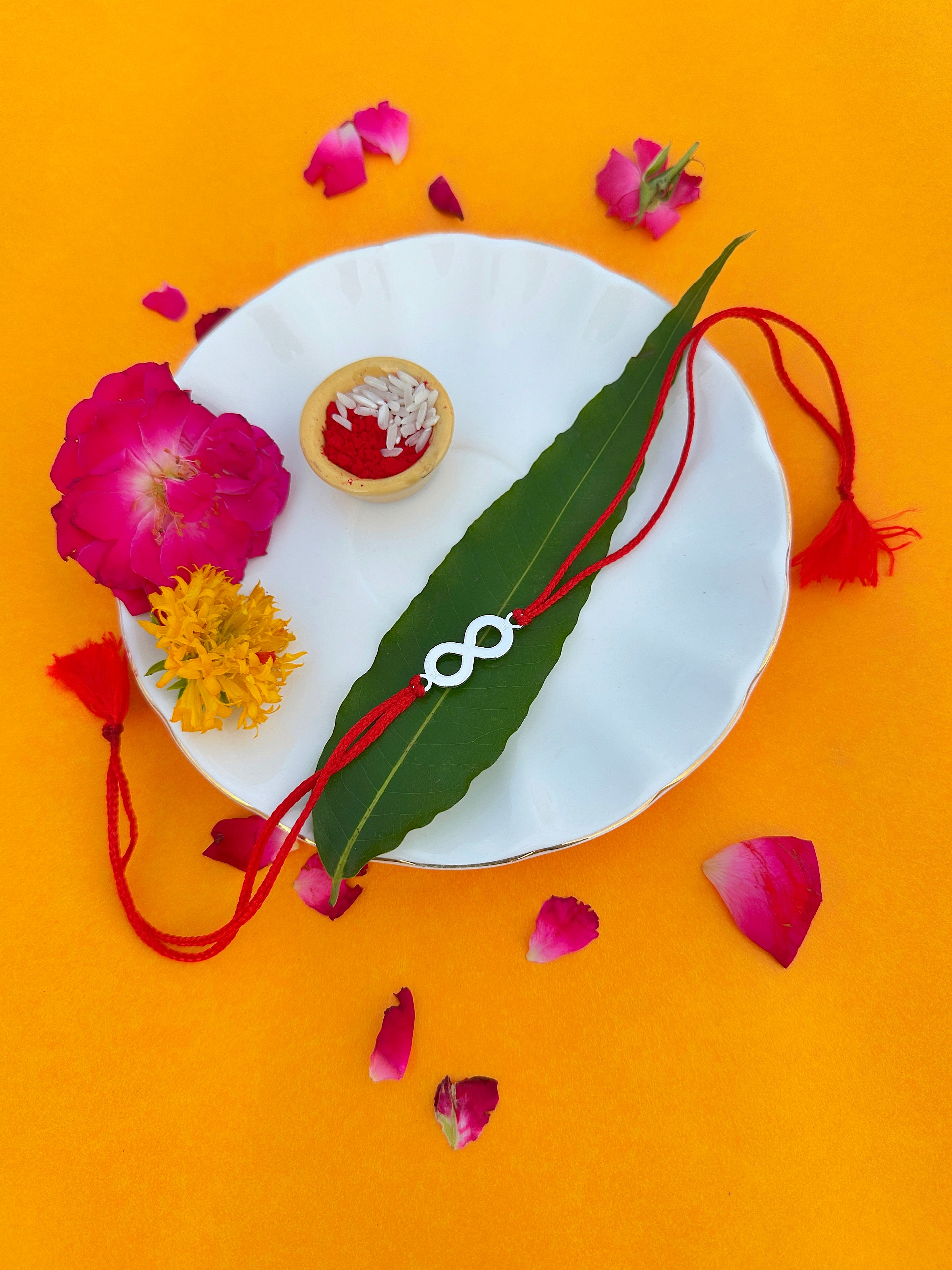 Infinite Pure Silver Rakhi