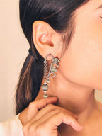 Tarang German Silver Earcuff Oxidised
