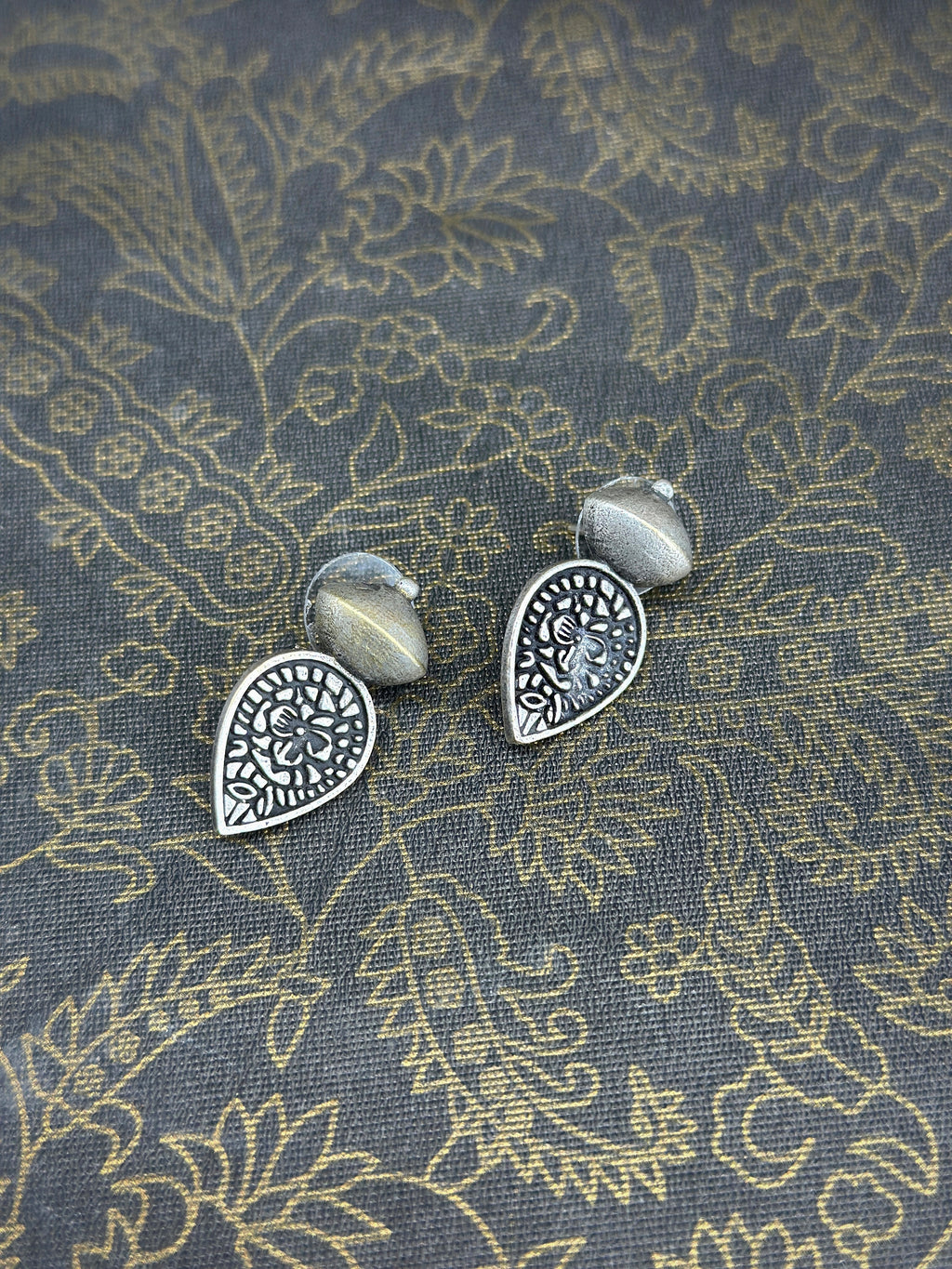 Nutan Oxidised German silver Earring