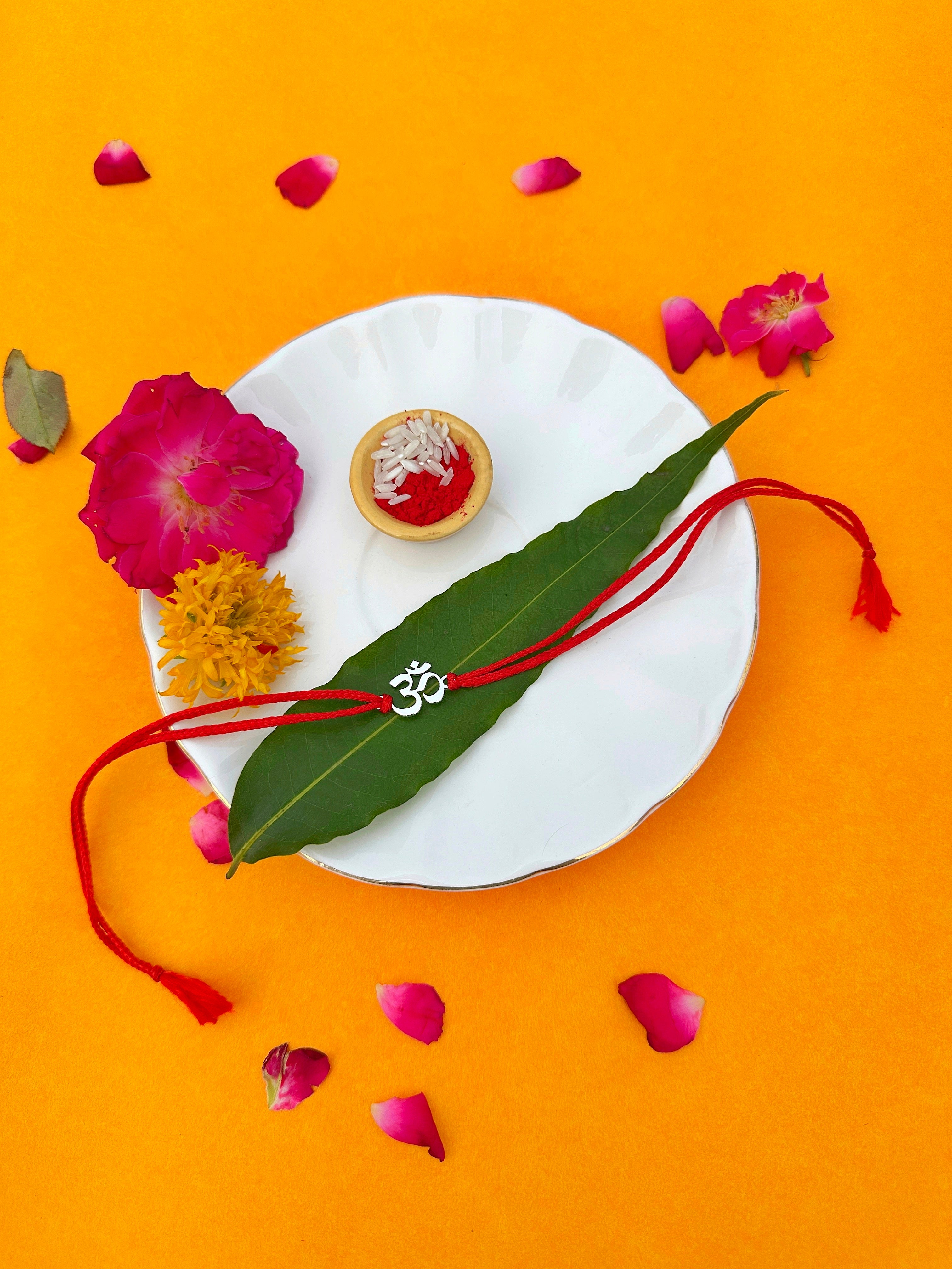 Om Rakhi 925 Pure Silver