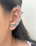 Parna Earcuff German Silver Oxidized