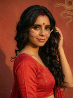Gold Pearl Facelet for Women | Traditional Indian Face Jewelry
