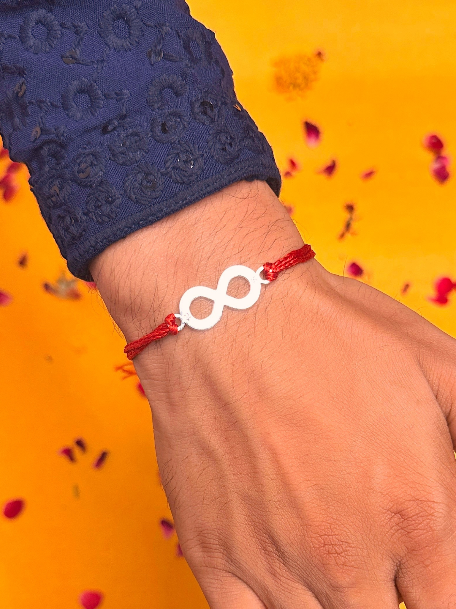 Infinite Pure Silver Rakhi