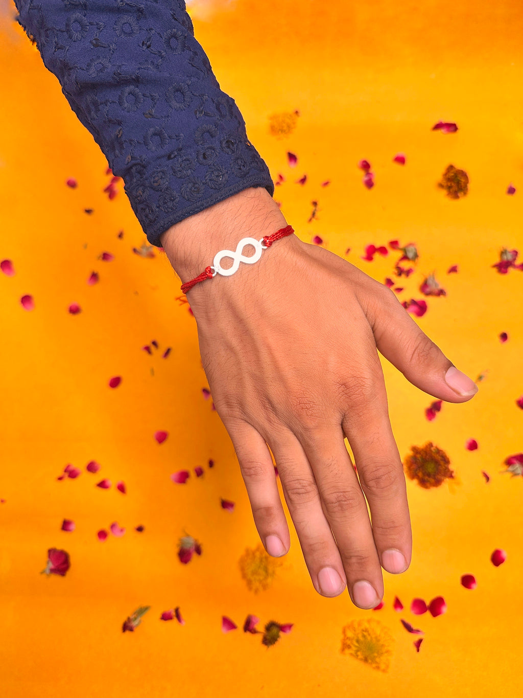 Infinite Pure Silver Rakhi