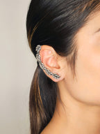 Parna Earcuff German Silver Oxidized