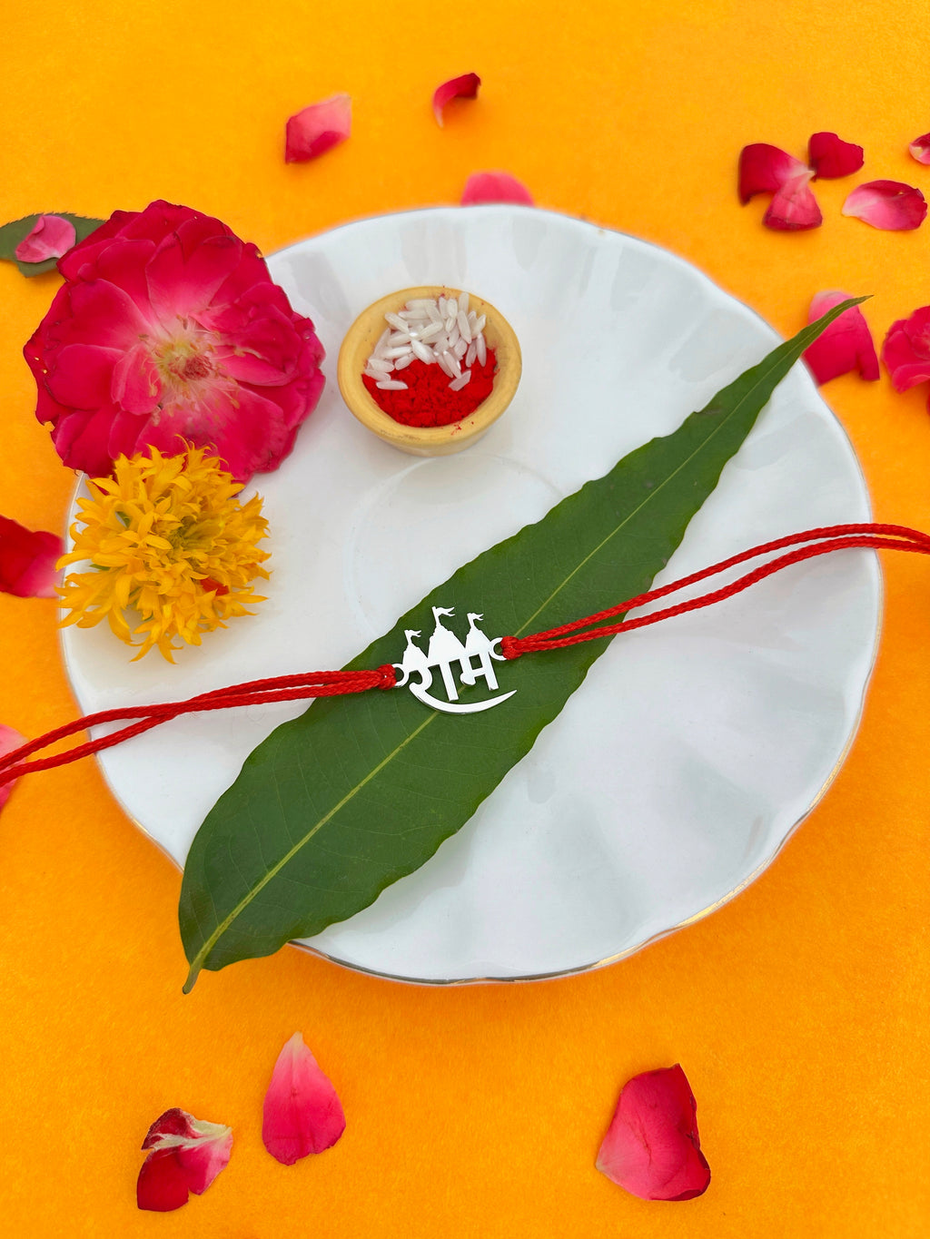 Shri Ram Pure Silver Rakhi