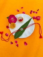 Swastik Pure Silver Rakhi