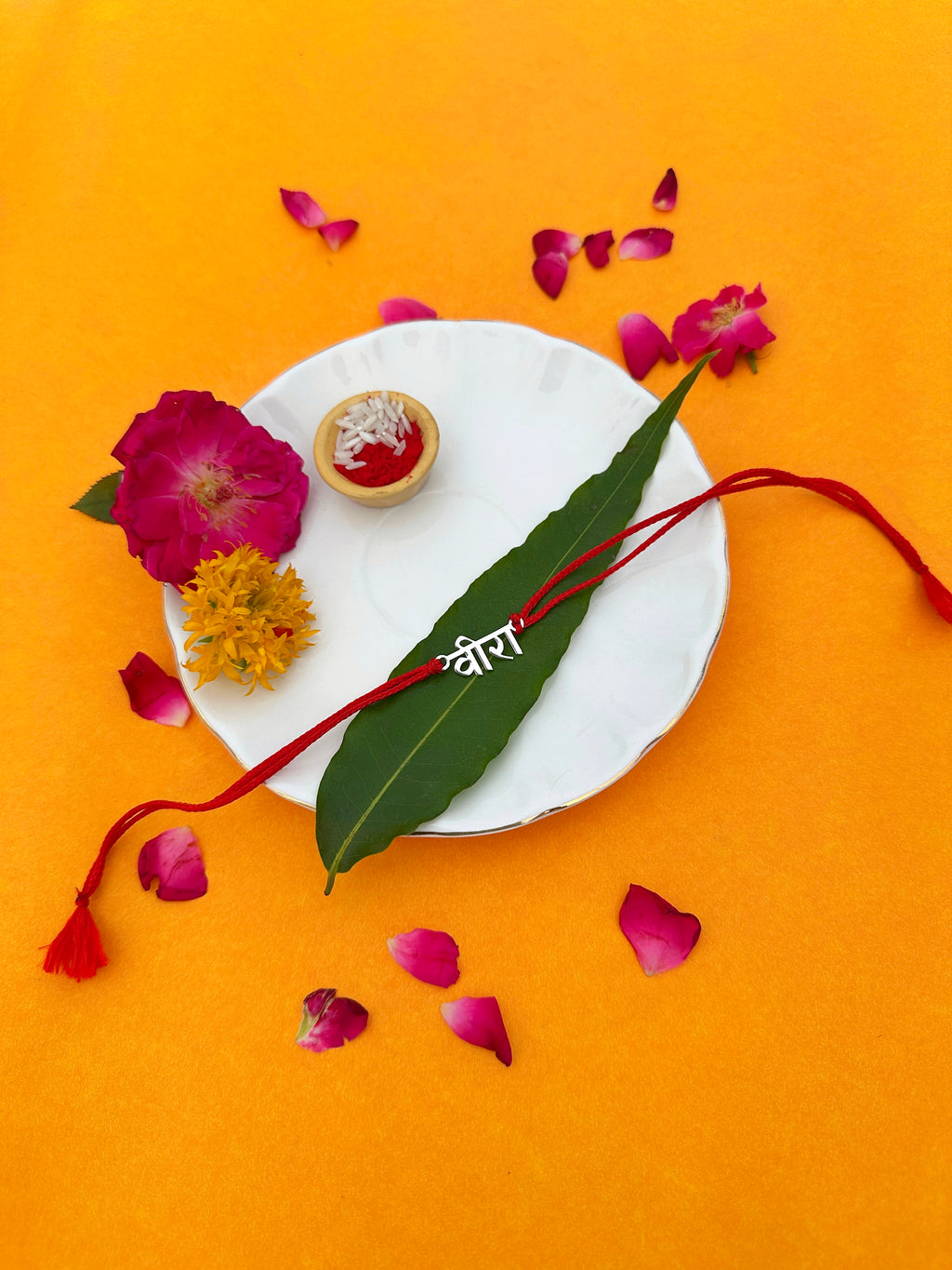 Veera Pure Silver Rakhi