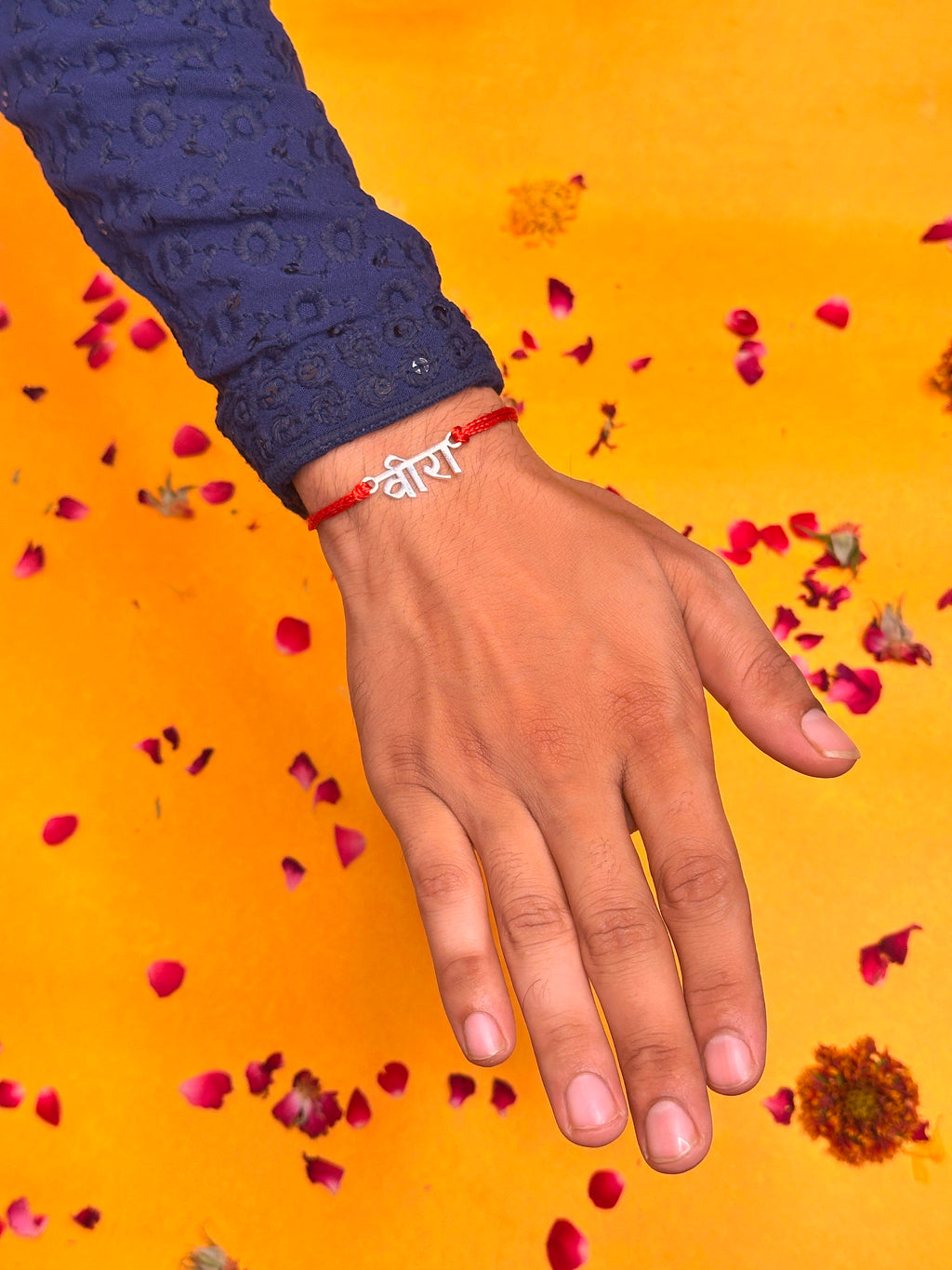 Veera Pure Silver Rakhi
