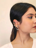 Patang german silver Earring