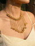 Ghunghroo Kashimiri Necklace Golden